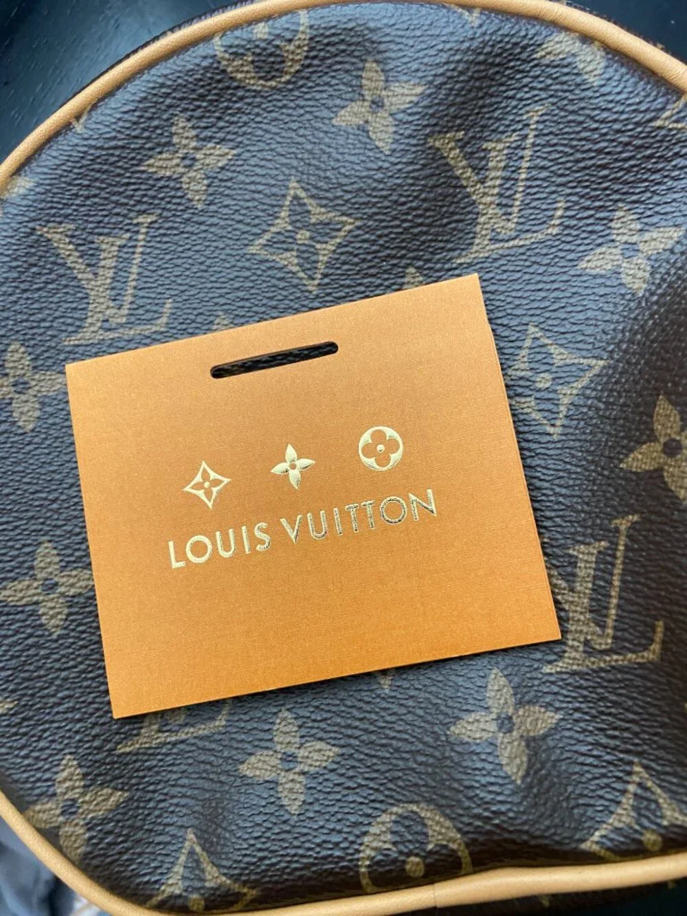 Louis-Vuitton Zack Monogram Macassar Backpack Brown Leather Trim France